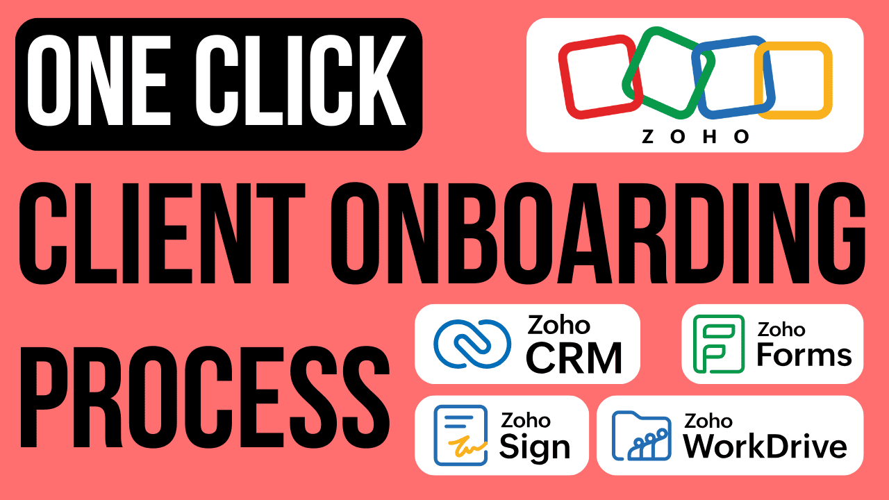 One Click Client Onboarding - Zoho CRM, Forms, Sign & WorkDrive